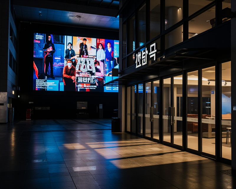 Korean Movie Theater Atmosphere