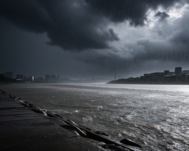 Monsoon Storm over Han River