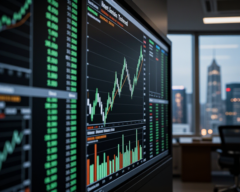 Seoul Stock Market Digital Display