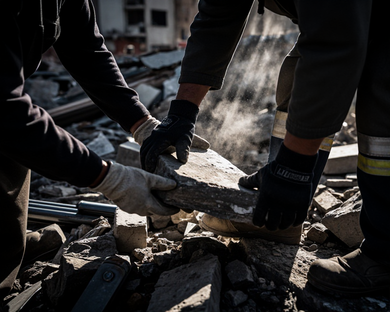 Rescue Scene in Venezuela