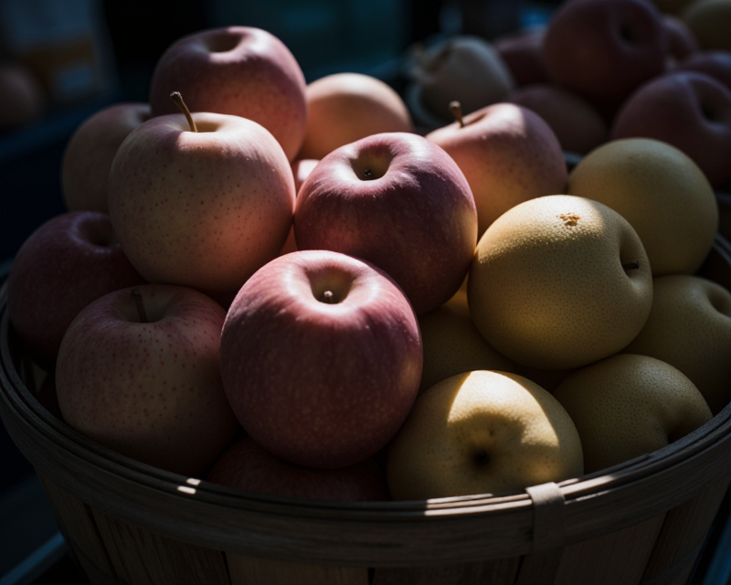 Korean Traditional Market Fruit