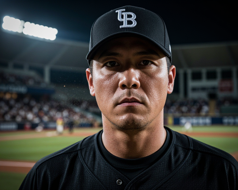 Cinematic Baseball Pitcher Focus