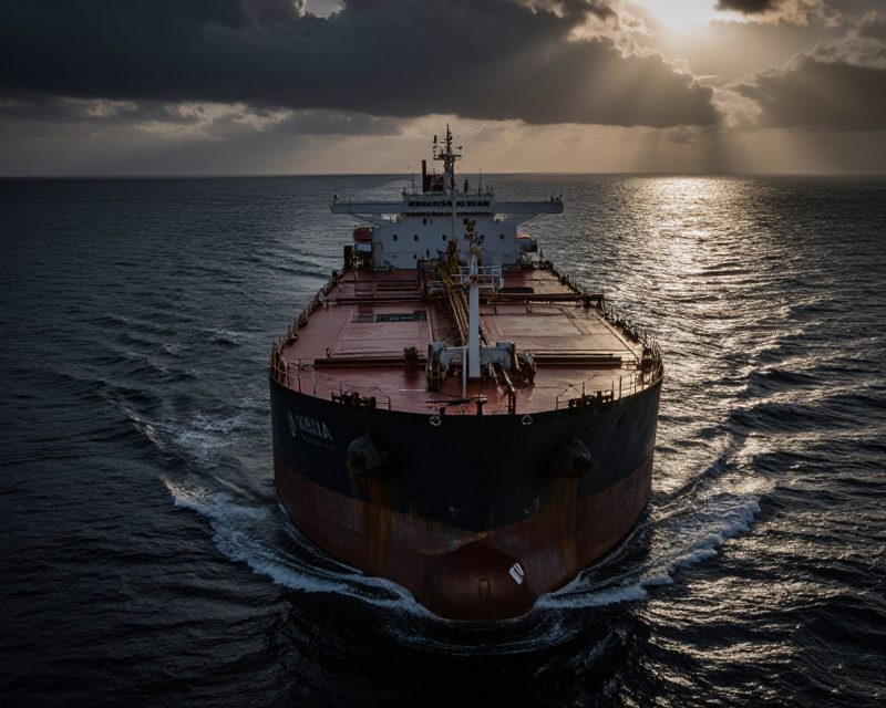 Oil Tanker in Strait of Hormuz