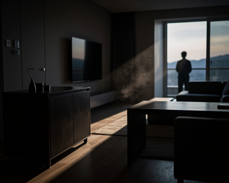 Cinematic Portrait of Family Tension