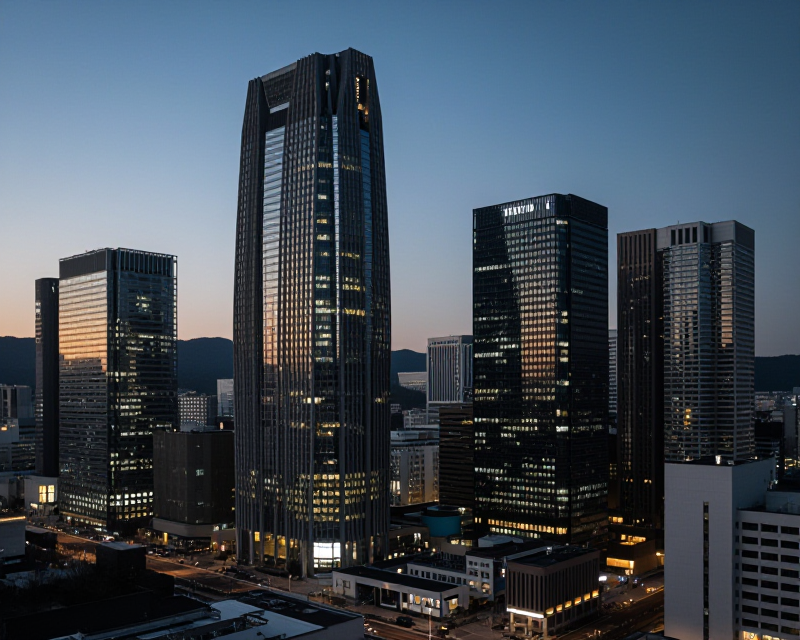 Seoul Financial District Dawn