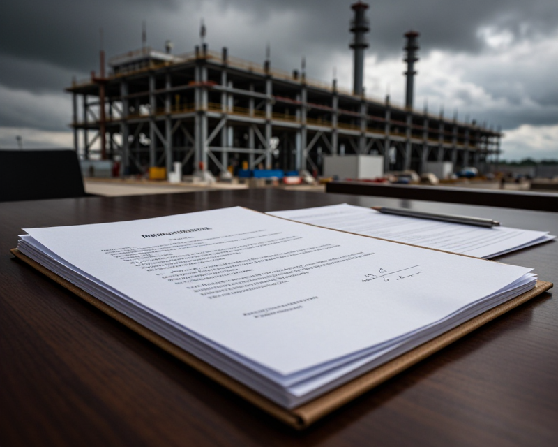 Legal tension at industrial site