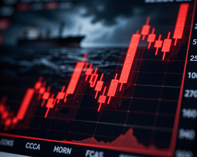 Global Economic Tension Concept