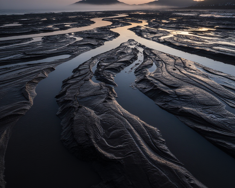 Muan Tidal Flat Landscape