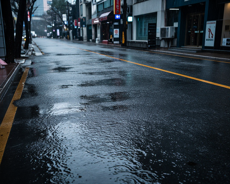 Heavy Rain in Seoul